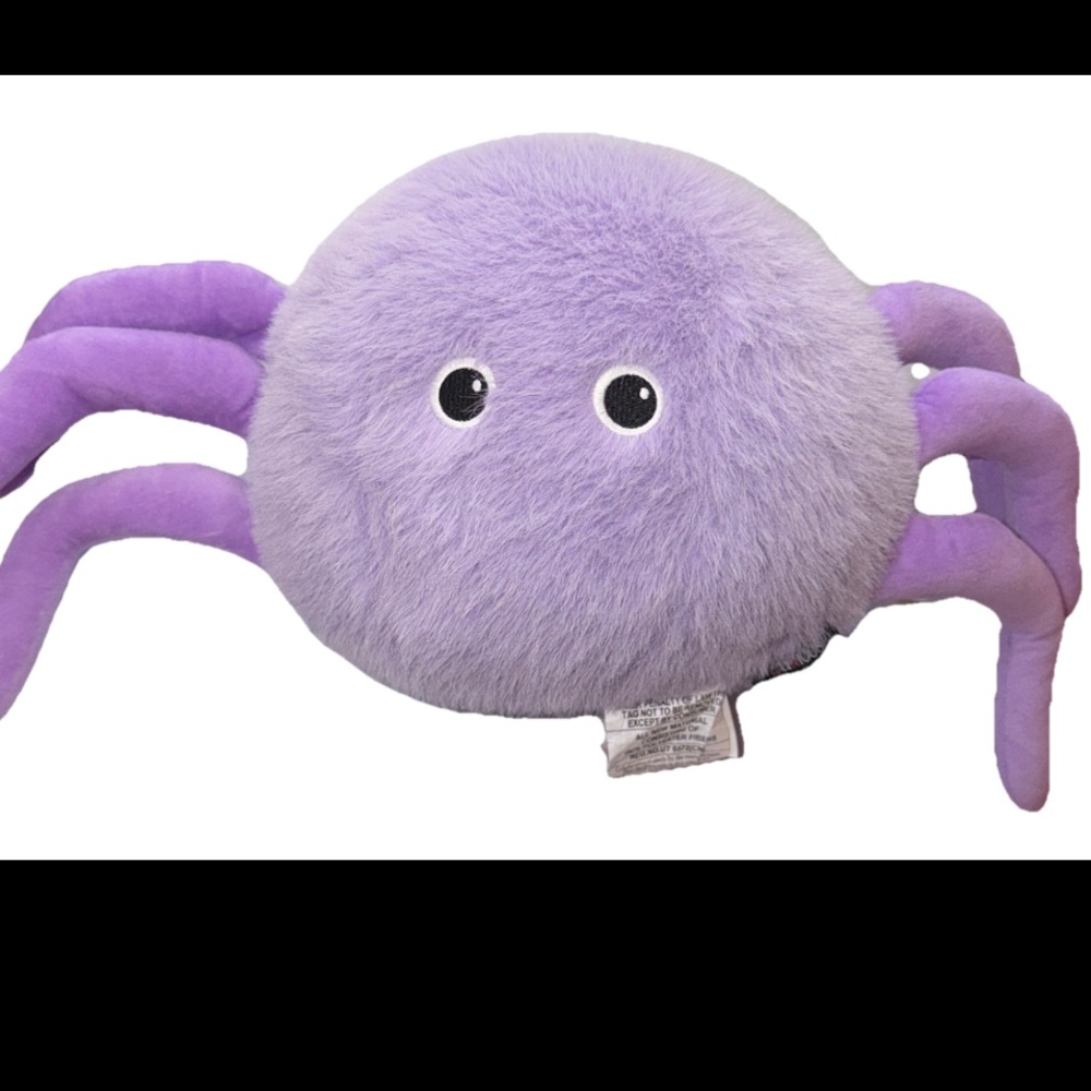 Cynthia Rowley PURPLE SPIDER plush PILLOW BIG,  CURIOUS New York Cynthia Rowley
